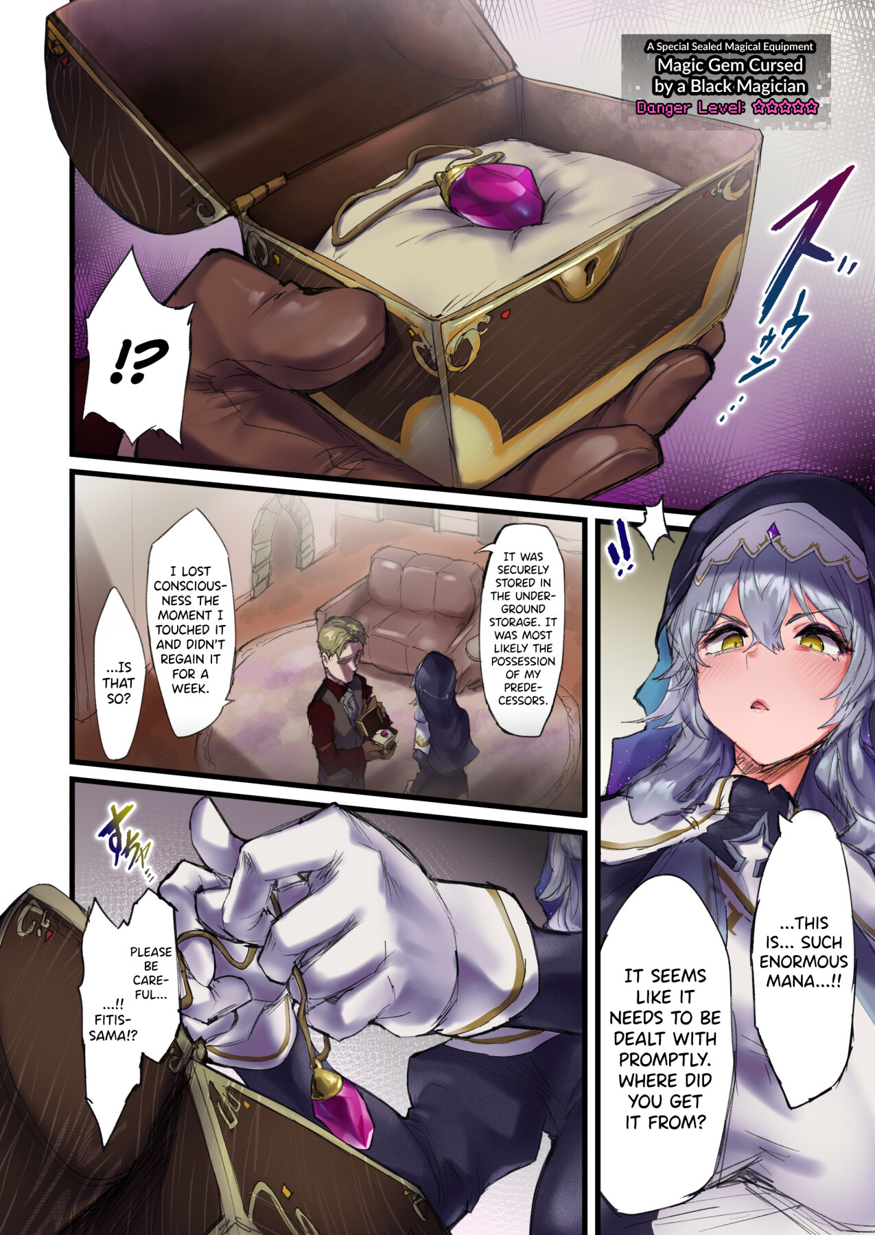 Hentai Manga Comic-Forced Mana Discharge Clit Addict Masturbation Quest-Read-4